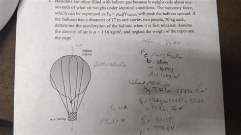 Solved Balloons Are Often Filled With Helium Gas Because It Chegg