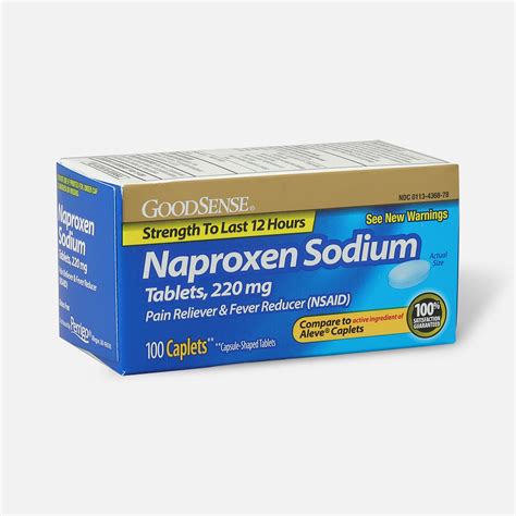 GoodSense Naproxen Sodium Caplets 220 mg