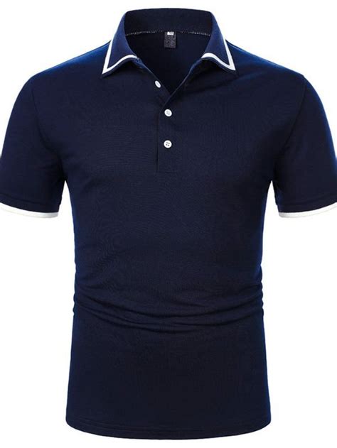 Polo Azul Marinho Jafari Compre Agora Online Shopping City