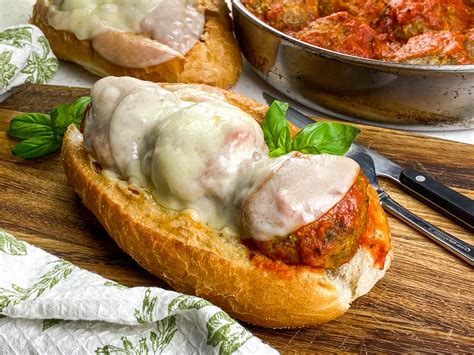 Easy Cheese Stuffed Meatball Subs Recipe