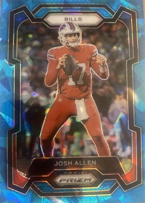 Josh Allen 2023 Prizm 32 Blue Ice 99 Price Guide Sports Card Investor