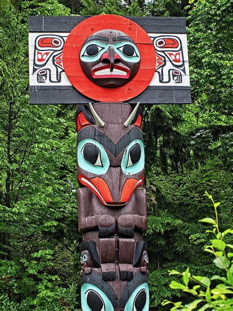 First Nations Totem Poles Photograph By Catherine Reading