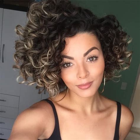 Curly Hairstyles Highlights Bobs With Curls Best Curly Hairstyles