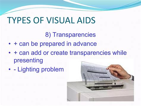 Visual Aids And Its Types Ppt