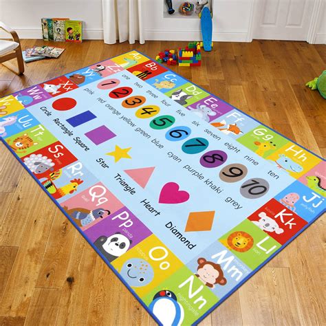 Buy Pauwer Kids Play Rug Mat Extra Large 100 X 150 Cm Playtime