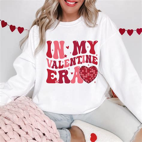 In My Valentine Era Sweatshirt Comfort Colors Sweatshirt Valentines