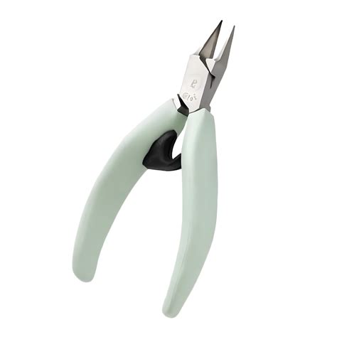 Pince Ongles Ergonomique Verte Coupe Droite Mm Mors Plats