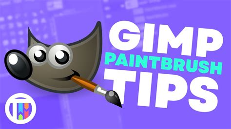 All About The Paintbrush Tool In Gimp Tutorial Youtube