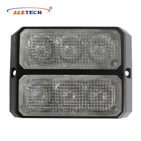 Auto 6 Led Strobe Warning Light Head Flashing Car Grille Light China