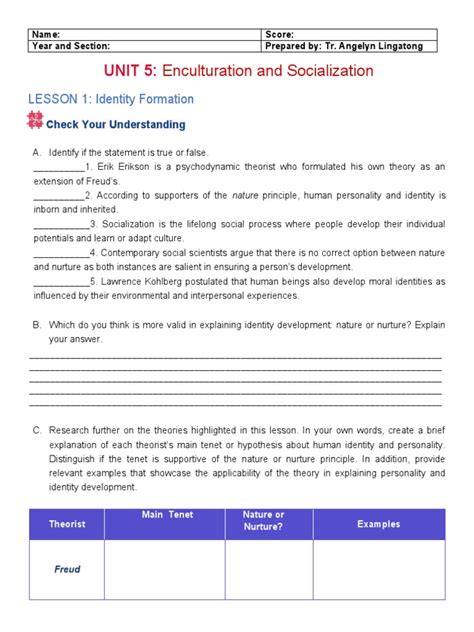 2nd Batch Worksheets Ucsp Pdf Deviance Sociology Socialization