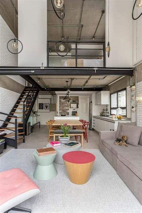 20 Ideas De Departamento Doble Altura Estilo Mezanine Tikinti