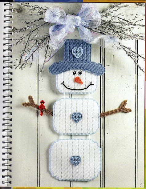 Plastic Canvas Snowman Pattern