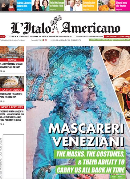 Edition January L Italo Americano Italian American