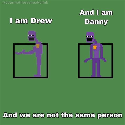 Left Is William Afton Right Is Dave Miller From Dsaf In 2023 Fnaf