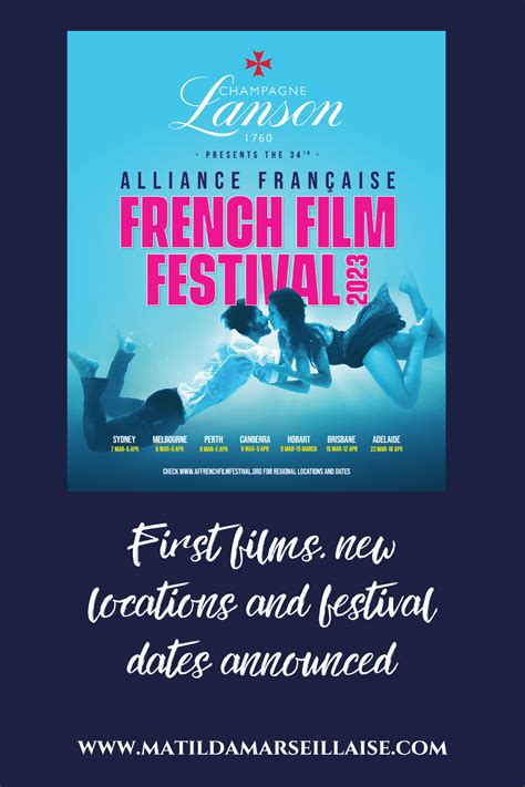 Alliance Française French Film Festival 2023 First 15 Films Announced Matilda Marseillaise