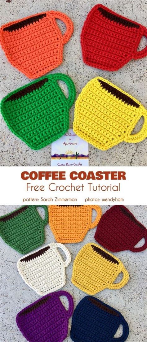 Coffee Coasters Free Crochet Patterns Crochet Coaster Pattern