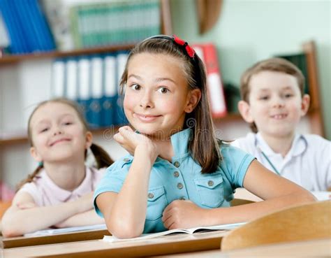 Pupils Are Happy To Attend Classes Stock Image Image Of Education Drill 26219275