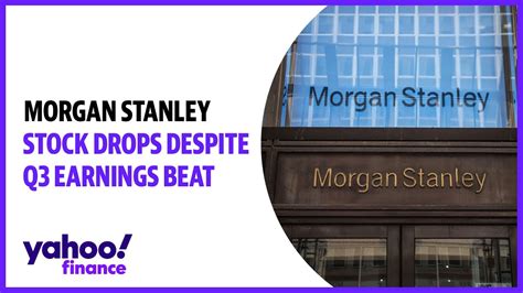 Morgan Stanley Stock Falls After Q3 Earnings Weakness In Wealth