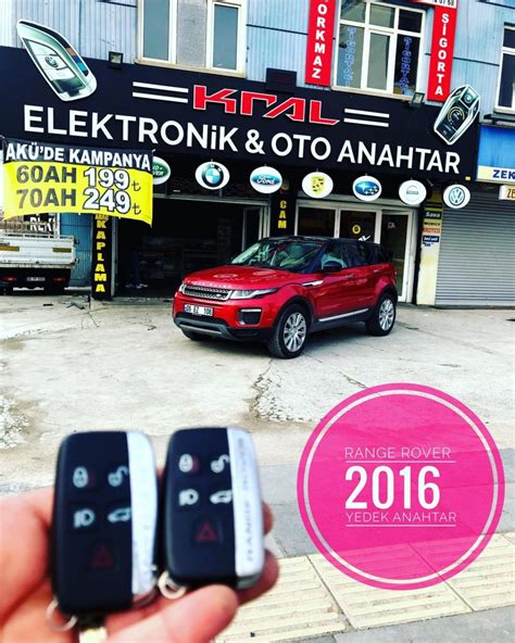 Range Rover Evoque Yedek Anahtar Yap M Oto Anahtar Ankara Kral Anahtar