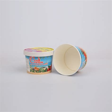 Ice Cream With Logo Printed Icecream Paper Cup China Icecream Bowl