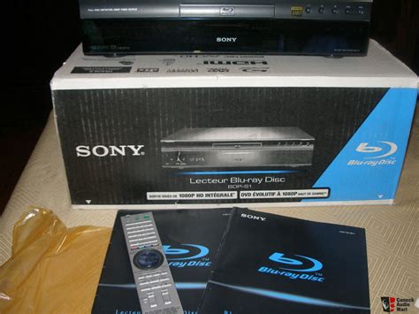 Sony Bdp S Blu Ray Disc Player Original Box Manuals First Blu