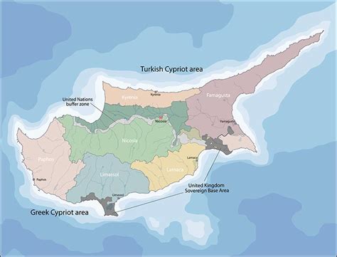 Mappa Di Cipro Informazioni Generali Cartina Dati Europa