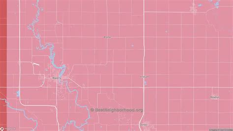 Bremer County Ia Political Map Democrat And Republican Areas In Bremer County