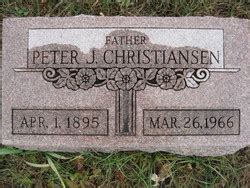 Dr Peter J Christiansen 1895 1966 Mémorial Find a Grave