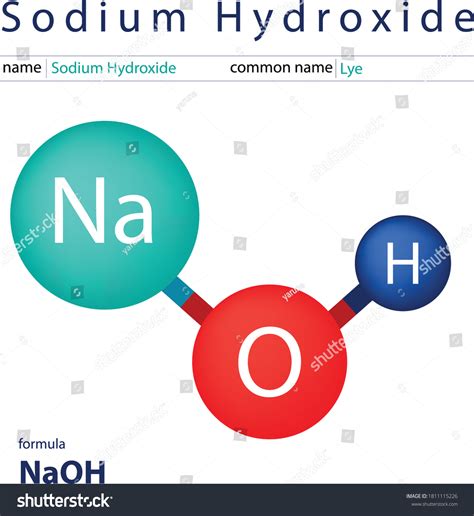 Sodium Hydroxide Skeletal Formula Royalty Free Vector Image, 53% OFF