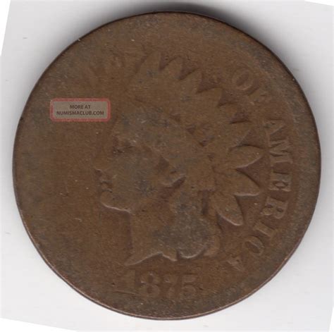 U S Indian Head One Cent Penny Coin