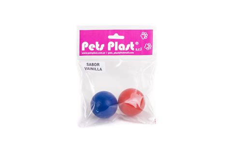 Pelota De Plastico Maciza Sabor Vainilla Chica Ppc Pets Plast