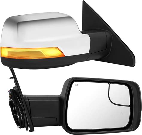 Amazon Yishuee Towing Mirrors Power Heated Turn Signal Puddle