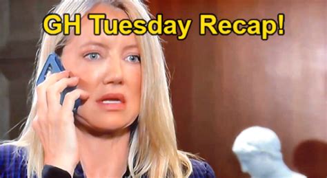 General Hospital Recap Tuesday April 25 Nina Sinks Carly Drew