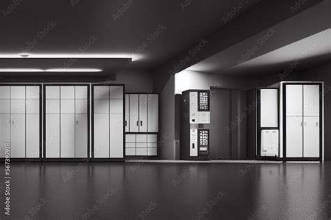 Electrical Room Of Residential Or Commercial Building Multiple Smart