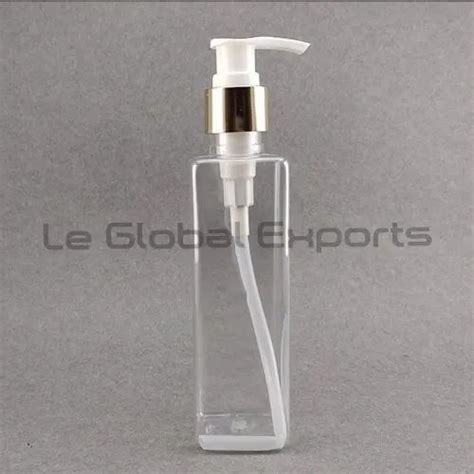 Ml Square Pet Bottle With Golden Dispenser Pump At Rs Piece In