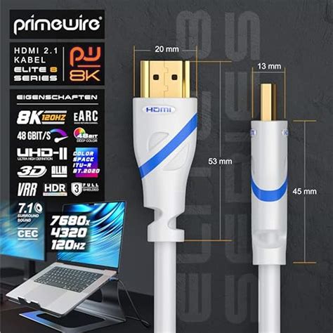 CSL Computer CSL 8k Hdmi Kabel 2 1 5m Meter Im HDMI Kabel 5 Meter