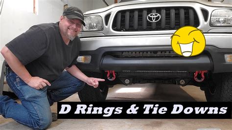 Installing Tow Hook D Ring On Toyota Tacoma Sr Bad Wrench Youtube