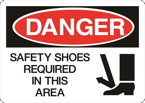 Safety Shoes Sign