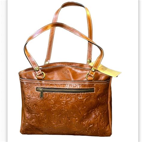 PATRICIA NASH Patricia Nash Tooled Collection Leather Poppy Tote ...