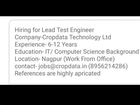 Qa Job Updates Sdet Jobs Automation Testing Job Manual Testing Job Sql