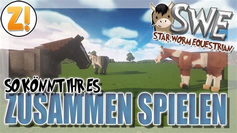 SO KÖNNT IHR ES ZUSAMMEN SPIELEN MINECRAFT PFERDE STAR WORM