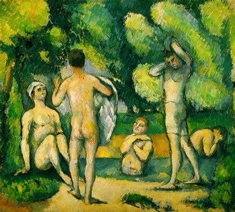 Bathers Painting Paul Cezanne Oil Paintings