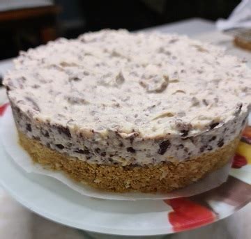 Stracciatella cheesecake - Baking By Donna