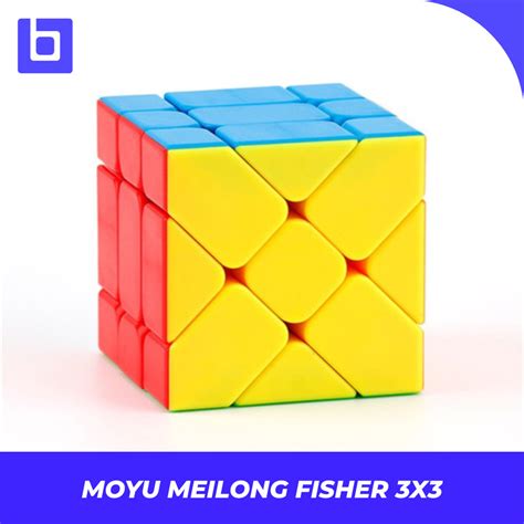 Jual Rubik X Moyu Meilong Fisher Cube X Stickerless Original