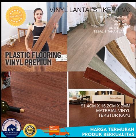 Jual Premium Parket Vinyl Sticker Lantai Cmx Cm Vinyl Motif Kayu