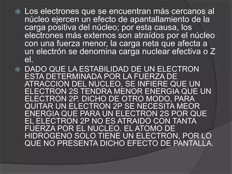 Carga Nuclear Efectiva PPT