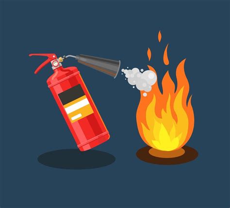 Cartoon Fire Extinguisher With Foam Icon Vector Image The Best Porn