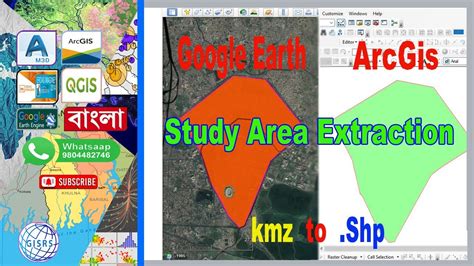 Study Area Shapefile From Google Earth Study Area Extraction From