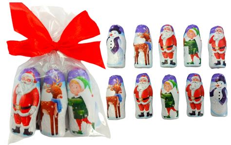 Milka Mini Santa Claus Sob Snehuliak Mlie Na A Biela Okol Da Vianoce