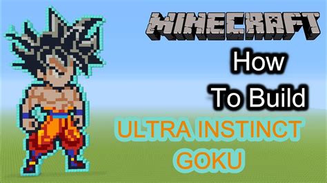 Minecraft Tutorial Ultra Instinct Goku Dragonball Super Youtube